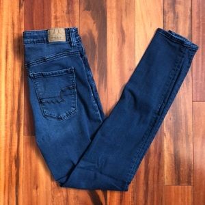 American Eagle Outfitters highest rise jeggings